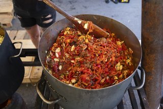 Les cuisines ont tourné à plein régime pour nourrir les plus de 4000 participants venus du monde entier.